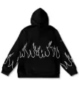 Fire Pattern Hoodie 