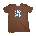 Men's Brown"BOSS BEAR"Graphic tee T-Shirt 