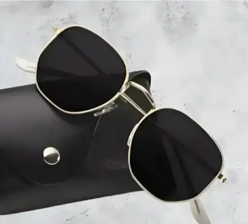 [523534708] Black Lens UV Protected Sunglasses For Men & Women