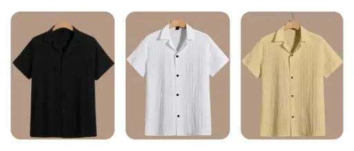 [460156124] Classy Shirt for Men Pack of 3