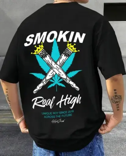 [556708756] Smokin-Printed T-Shirt 