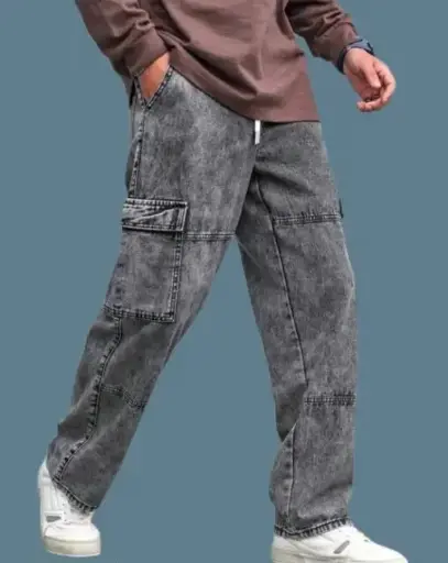 [570150107] Men's Baggy Jeans/Cargo